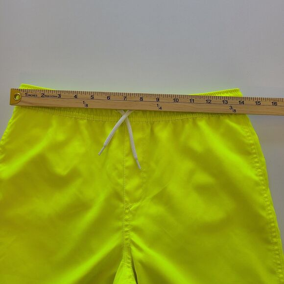 Land's End Swim Trunks Shorts Boys Neon Yellow Extra Large 14-16 - Picture 7 of 10